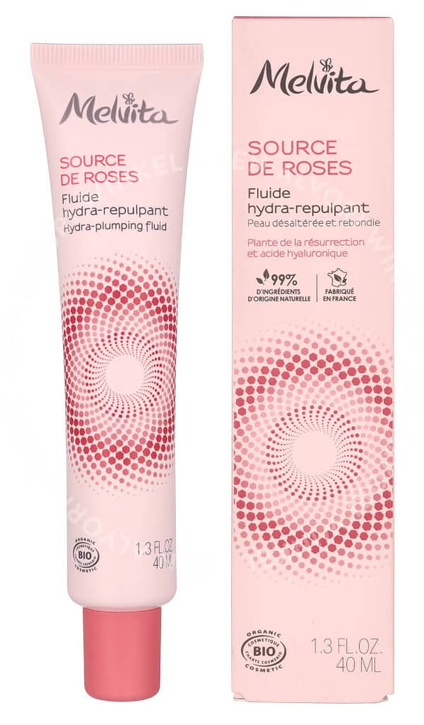 Melvita Source De Roses Hydra-Plumping Fluid 40ml
