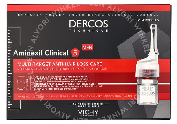 Vichy Dercos Aminexil Intensive 5 men 2016 126ml 21 doses - Afbeelding 3