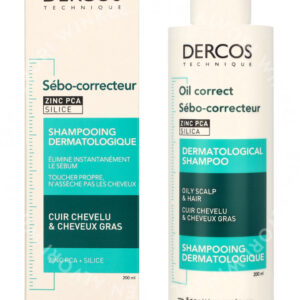 Vichy Dercos Oil-Correct Dermatological Shampoo 200ml