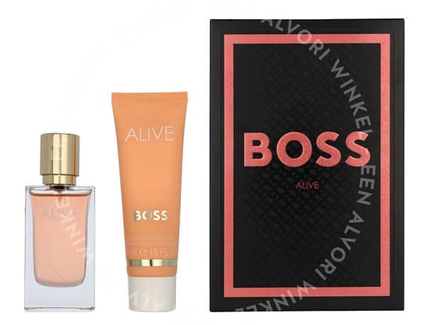 Hugo Boss Alive Giftset 80ml Edp Spray 30ml/Hand & Body Lotion 50ml