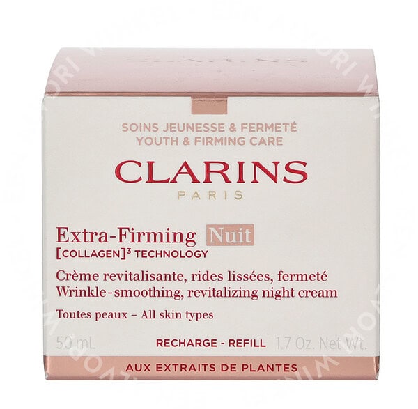 Clarins Extra Firming Night Cream Refill 50ml All Skins - Afbeelding 3
