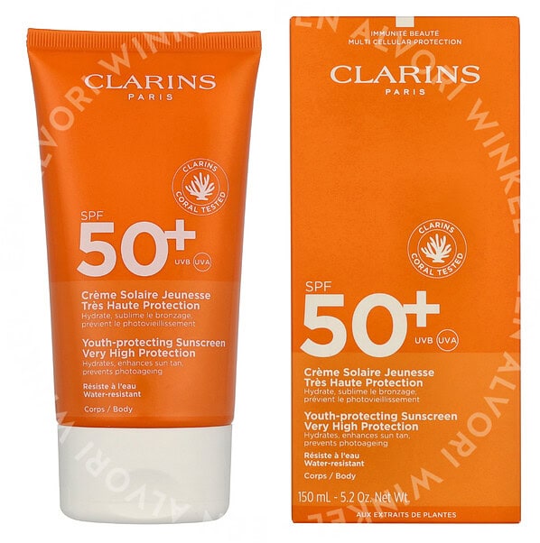 Clarins Youth-Protecting Sunscreen High Protection SPF50+ 150ml Body