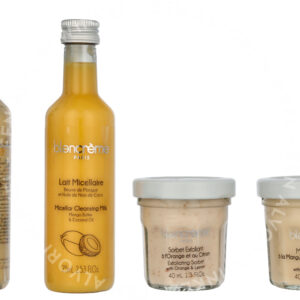 Blancreme Hydration Routine Set 230ml Micellar Cleansing Milk 75ml/Cleansing Jelly 75ml/Cream Mask 40ml/Exfoliating Sorbet 40ml