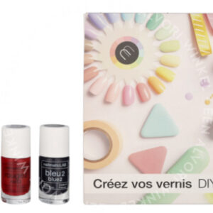 Nailmatic Nail Polish Set 52,5ml Pastel - 5x Nail Polish 8ml/5x Mixing Base 2,5 ml/10 Pipettes/5 Labels/1 Booklet With 20 Recipes