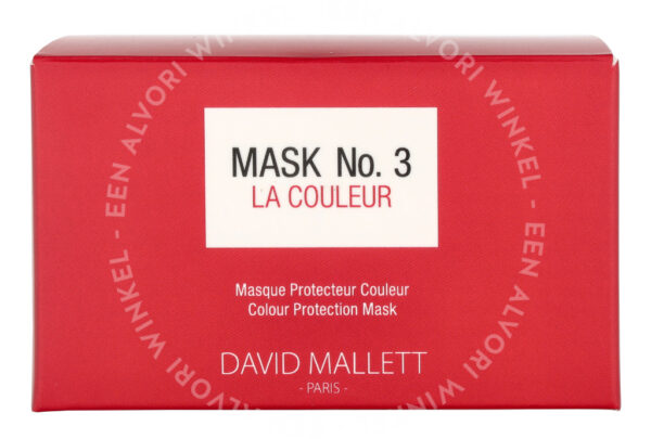 David Mallett Color Protecting Hair Mask N3 180ml - Afbeelding 3