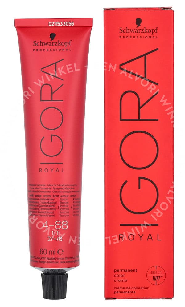Schwarzkopf Igora Royal Permanent Color Creme 60ml 4-88