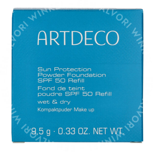 Artdeco Sun Protection Powder Wet & Dry SPF50  Refill 9,5g #50 Dark Cool Beige - Afbeelding 3