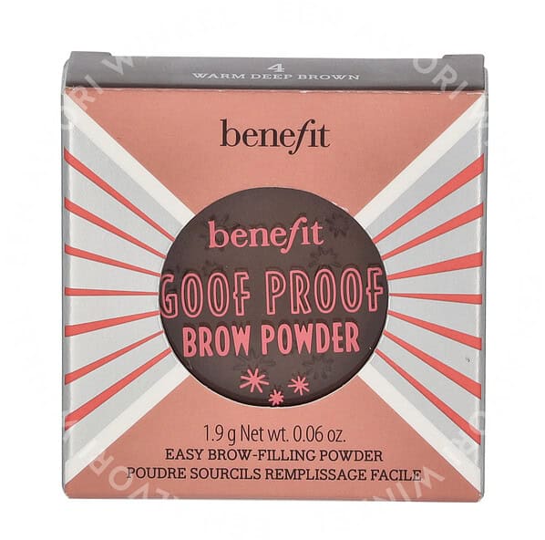 Benefit Goof Proof Brow Powder 1,9g Warm Deep Brown - Afbeelding 2
