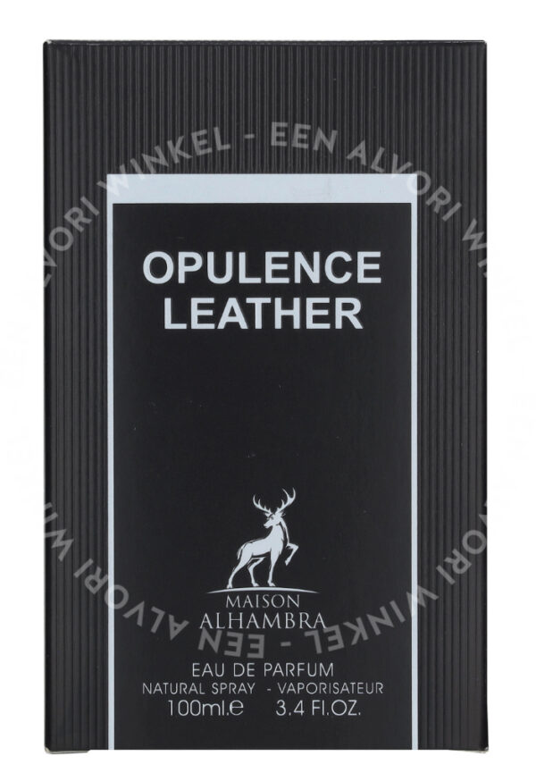 Maison Alhambra Opulence Leather Edp Spray For Men 100ml - Afbeelding 3