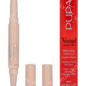 Pupa Vamp! Creamy Duo Lip Pencil 1g #012 Cherry Red / Lipstick 0