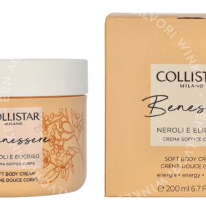 Collistar Benessere Neroli And Helichrysum Soft Body Cream 200ml