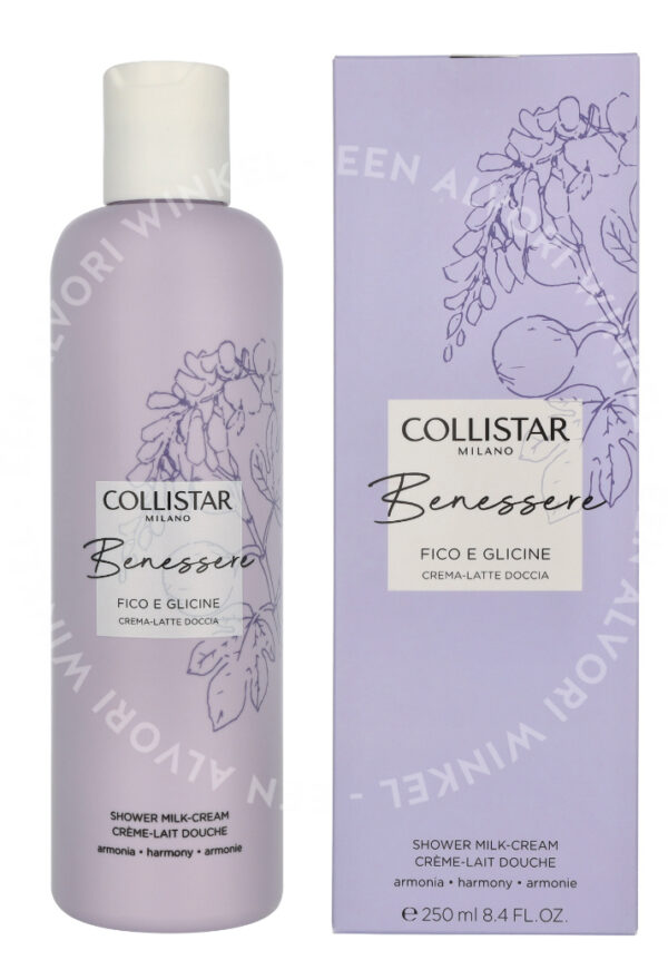 Collistar Benessere Fig And Wisteria Shower Milk Cream 250ml