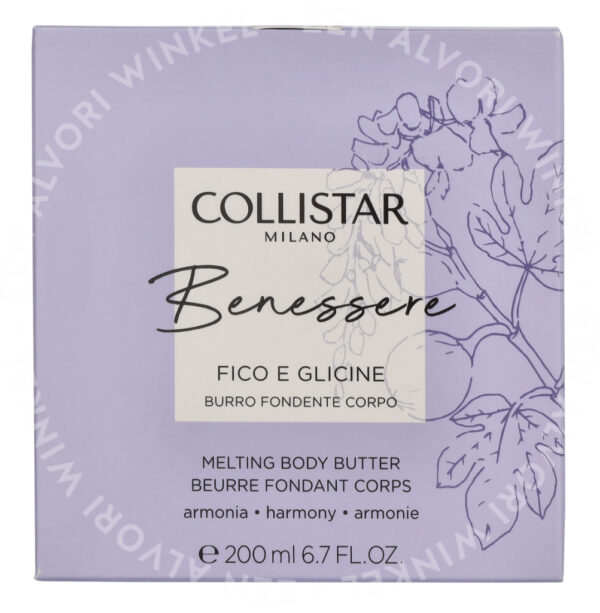 Collistar Benessere Fig And Wisteria Melting Body Butter 200ml - Afbeelding 3