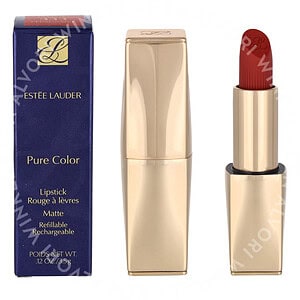 E.Lauder Pure Color Matte Refillable Lipstick 3.5g #333 Persuasive
