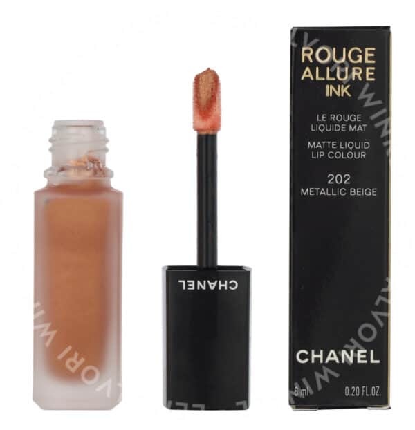 Chanel Rouge Allure Ink Matte Liquid Lip Colour 6ml #202 Metallic Beige