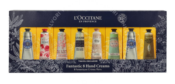 L'Occitane Fantastic 8 Hand Set 240ml Verbena 30ml/Shea 30ml/Rose 30ml/Cherry Blossom 30ml/Lavender 30ml/Neroli 30ml/Almond 30ml/Shea 30ml - Afbeelding 2