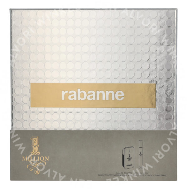 Paco Rabanne 1 Million Giftset 60ml Edt Spray 50ml/Edt Travel Spray 10ml - Afbeelding 3
