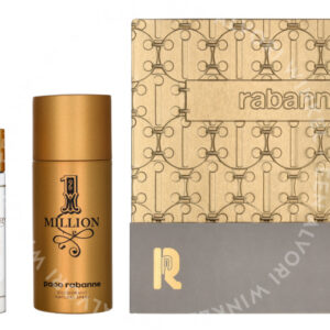 Paco Rabanne 1 Million Giftset 210ml Edt Spray 50 ml/Deo Spray 150 ml/Edt Travel Spray 10 ml