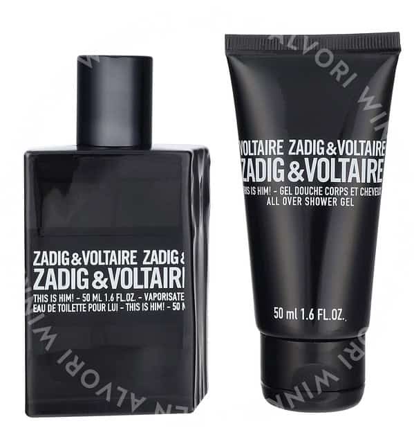 Zadig & Voltaire This Is Him! Giftset 100ml Edt Spray 50/Shower Gel 50ml - Afbeelding 2
