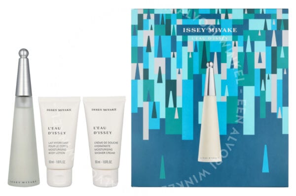Issey Miyake L'Eau D'Issey Giftset 150ml Edt Spray 50ml/Body Lotion 50ml/Shower Cream