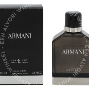 Armani Eau De Nuit Edt Spray 100ml Pour Homme