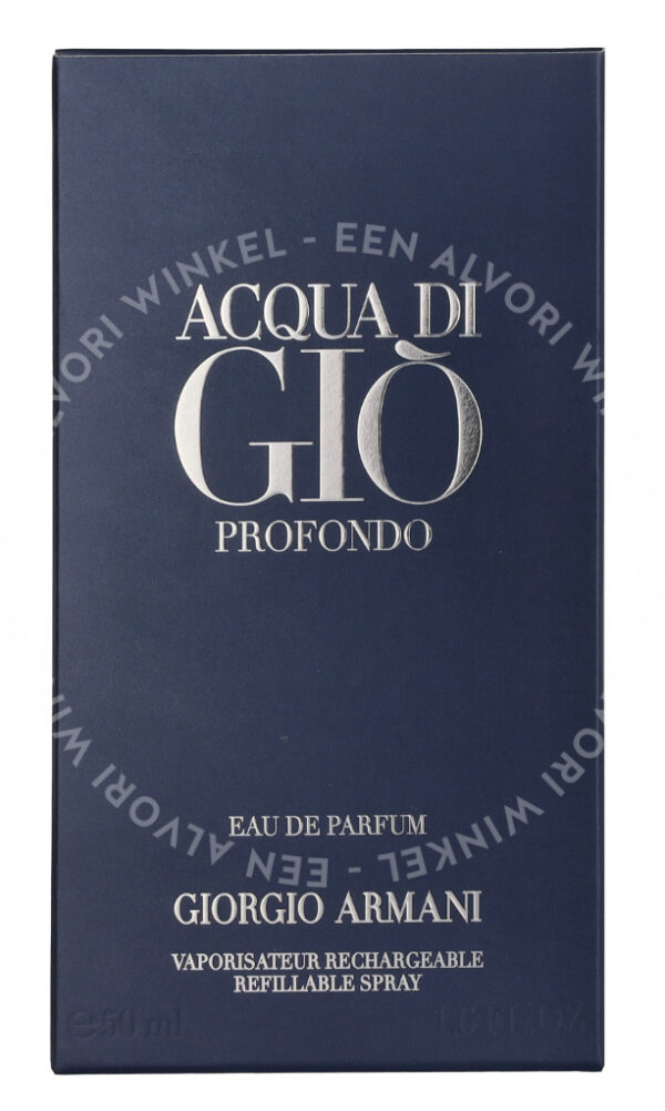 Armani Acqua Di Gio Profondo Edp Spray 50ml - Afbeelding 3