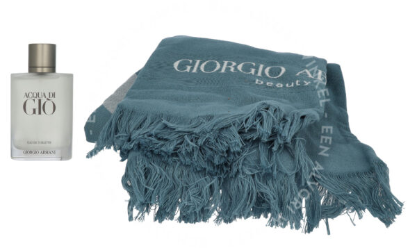 Armani Acqua Di Gio Giftset 100ml Edt Spray 100ml/Towel - Afbeelding 2