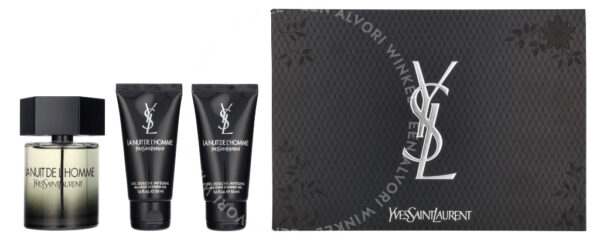 YSL La Nuit De L'Homme Giftset 200ml Edt Spray 100ml/2x Shower Gel 50ml