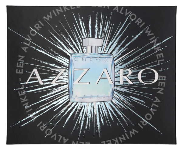Azzaro Chrome Giftset 125ml Edt Spray 50ml/Hair & Body Shampoo 75ml - Afbeelding 3