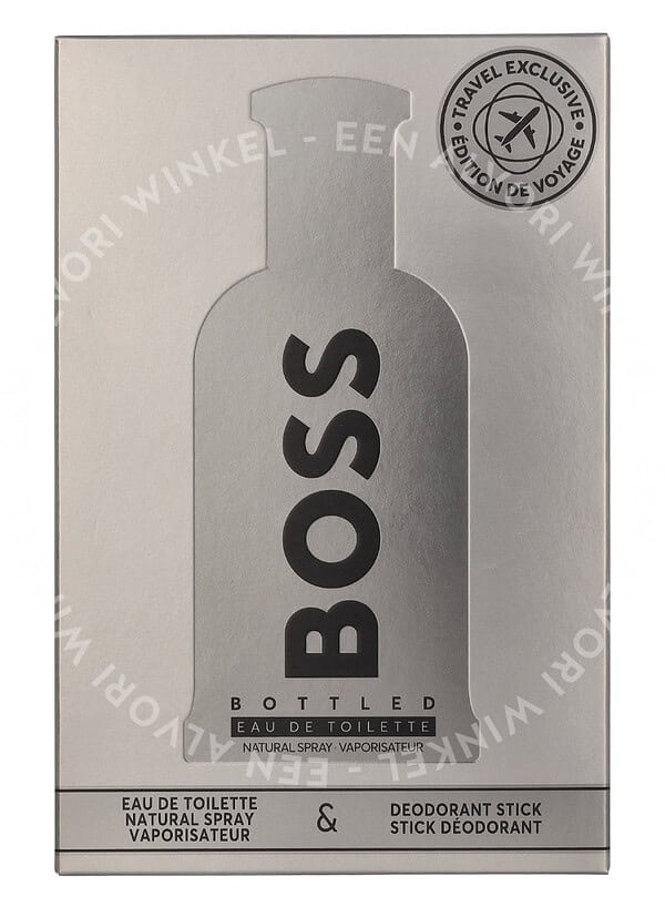 Hugo Boss Bottled Giftset 175ml Travel Exclusive - Edt Spray 100ml/Deo Stick 75ml - Afbeelding 3