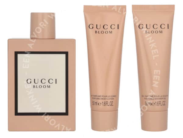 Gucci Bloom Giftset 200ml Edp Spray 100ml/Body Lotion 50ml/Shower Gel 50ml - Afbeelding 2