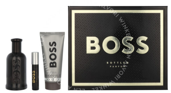 Hugo Boss Bottled Giftset 210ml Edp Spray 100ml/ Edp Spray 10ml/Shower Gel 100ml