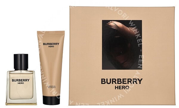 Burberry Hero Giftset 125ml Edt Spray 50ml/Hair & Body Wash 75ml