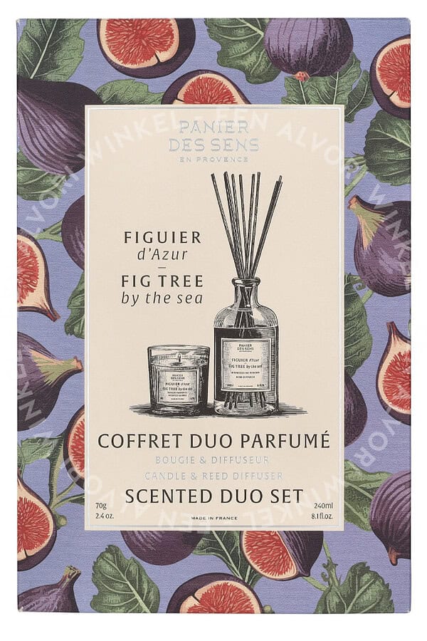 Panier Des Sens Scented Duo Set 310ml Fig Tree Diffuser 240ml/Fig Tree 70gr - Afbeelding 3