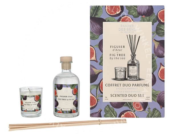 Panier Des Sens Scented Duo Set 310ml Fig Tree Diffuser 240ml/Fig Tree 70gr