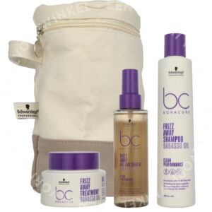 Schwarzkopf Bonacure Frizz Away X-Mas Set 600ml Shampoo 250ml/Mask 200ml/Spray 150ml
