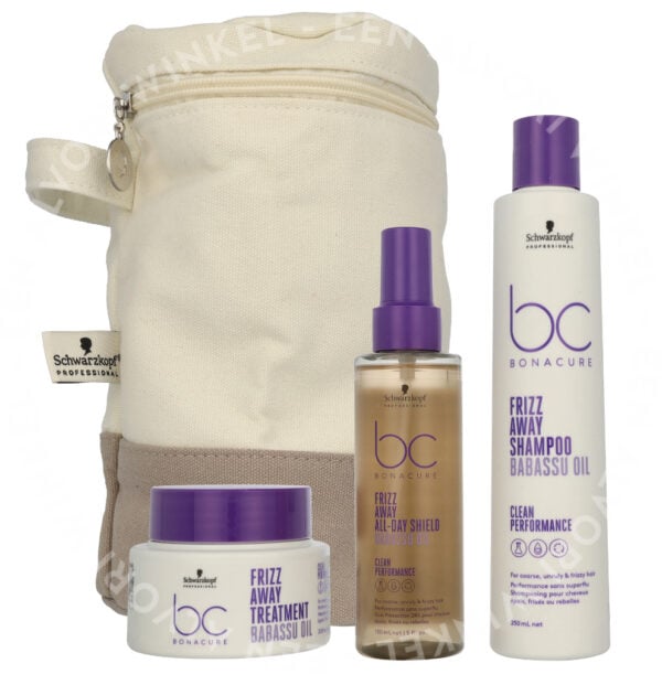 Schwarzkopf Bonacure Frizz Away X-Mas Set 600ml Shampoo 250ml/Mask 200ml/Spray 150ml