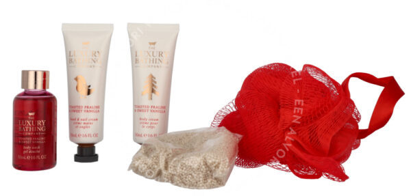 The Luxury Bathing Company Festive Treats Set 150ml Body Wash 50ml/Hand & Nail Cream 50ml/Body Cream 50ml/Bath Caviar - Afbeelding 2