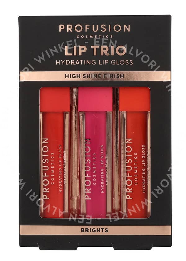 Profusion Cosmetics Lip Gloss Trio Set 15ml Brights - Afbeelding 2