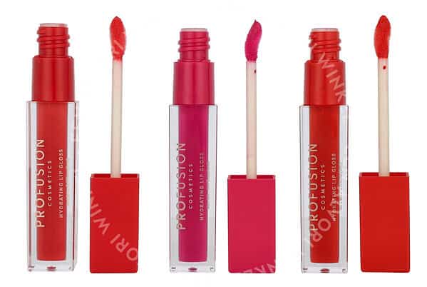 Profusion Cosmetics Lip Gloss Trio Set 15ml Brights