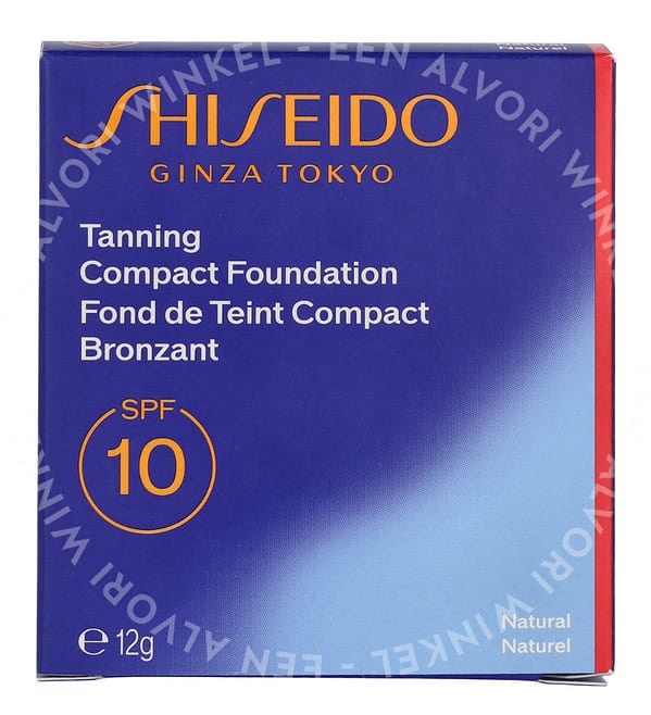 Shiseido Tanning Compact Foundation SPF6 12g Natural - Afbeelding 3