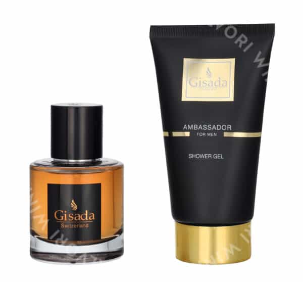 Gisada Ambassador Men Giftset 150ml Edp Spray 50 ml/ Showergel 100 ml - Afbeelding 2
