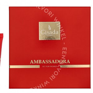Gisada Ambassadora For Woman Giftset 150ml Edp Spray 50ml/Shower Gel 100ml