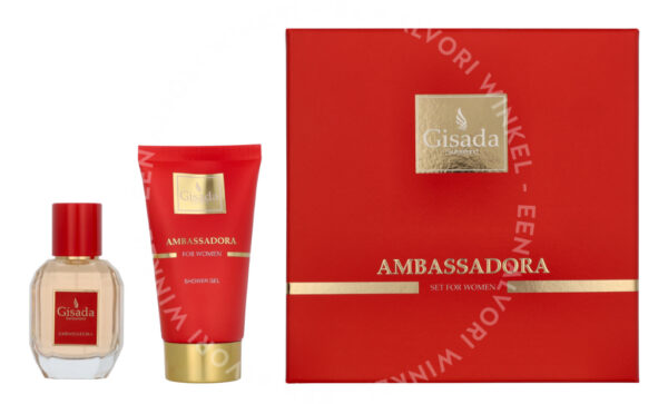 Gisada Ambassadora For Woman Giftset 150ml Edp Spray 50ml/Shower Gel 100ml