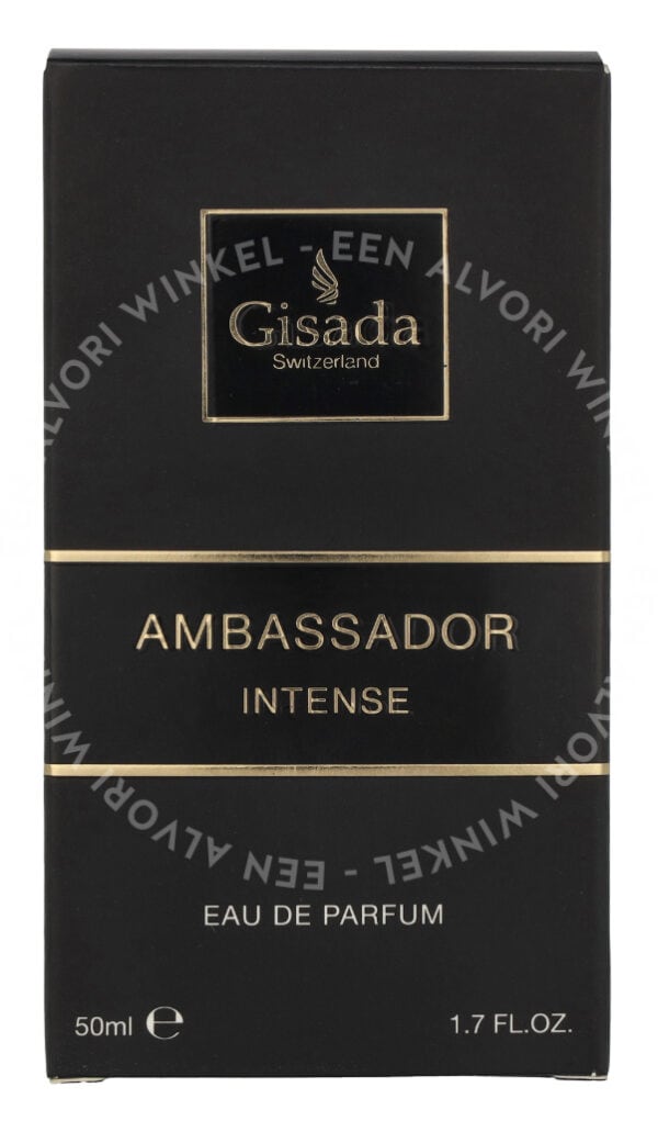 Gisada Ambassador Intense Men Edp Spray 50ml - Afbeelding 3