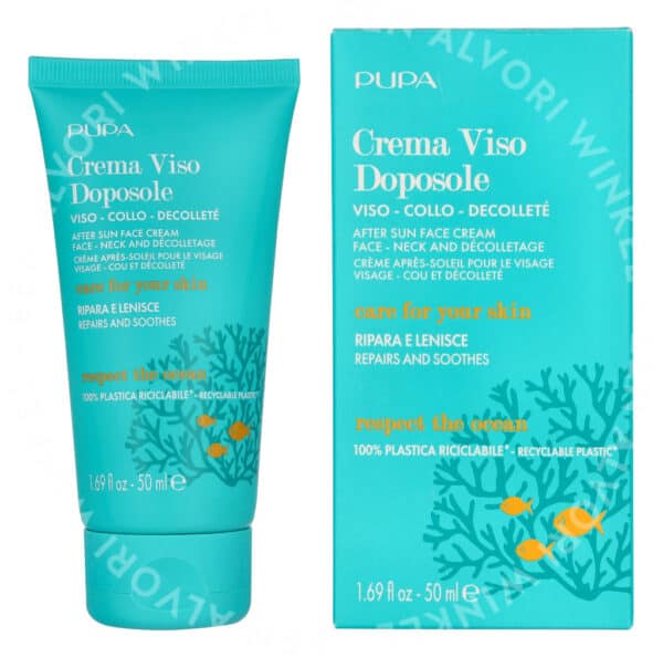 Pupa After Sun Face Cream 50ml Respect The Ocean