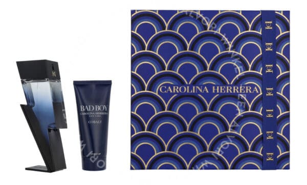 Carolina Herrera Bad Boy Cobalt Giftset 200ml Edp Electrique Spray 100ml/Shower Gel 100ml