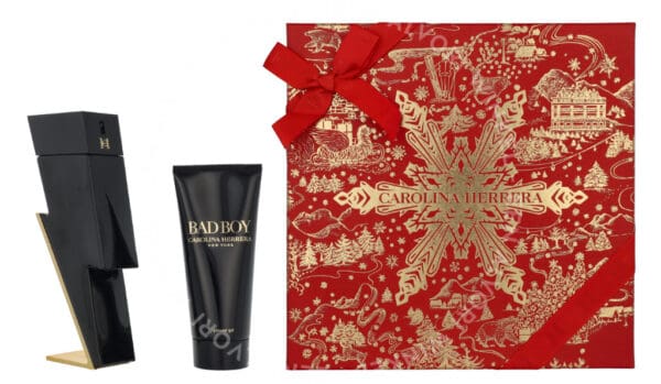 Carolina Herrera Bad Boy Giftset 200ml Edt Spray 100 ml/Shower Gel 100ml