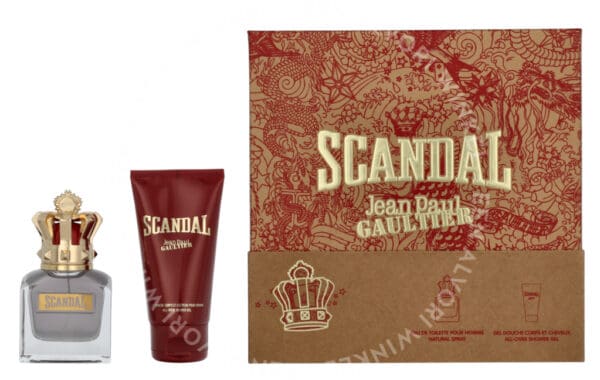 J.P Gaultier Scandal Pour Homme Giftset 125ml Edt Spray 50 ml/Shower Gel 75 ml