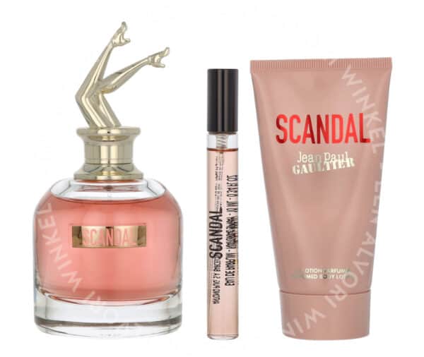 J.P. Gaultier Scandal Giftset 165ml Edp Spray 80ml/Body Lotion 75ml/Edp Spray 10ml - Afbeelding 2
